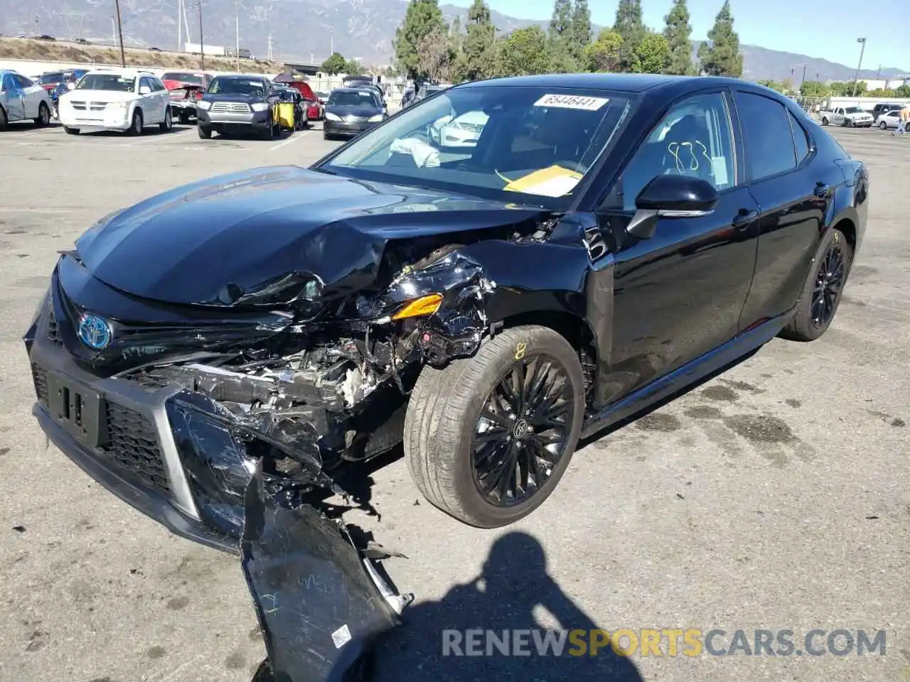 2 Photograph of a damaged car 4T1G31AK8NU033125 TOYOTA CAMRY 2022