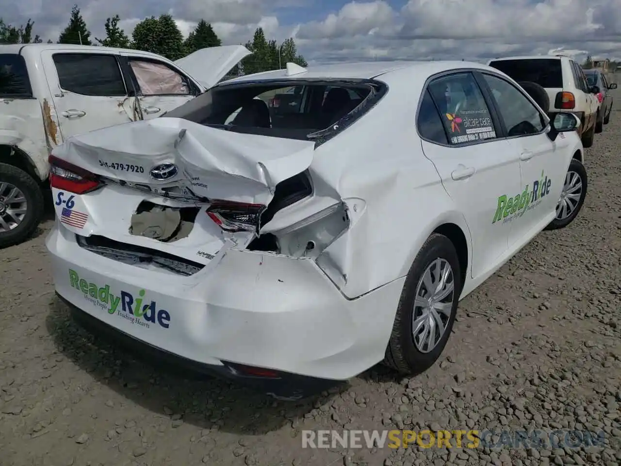 4 Photograph of a damaged car 4T1H31AK6NU575814 TOYOTA CAMRY 2022