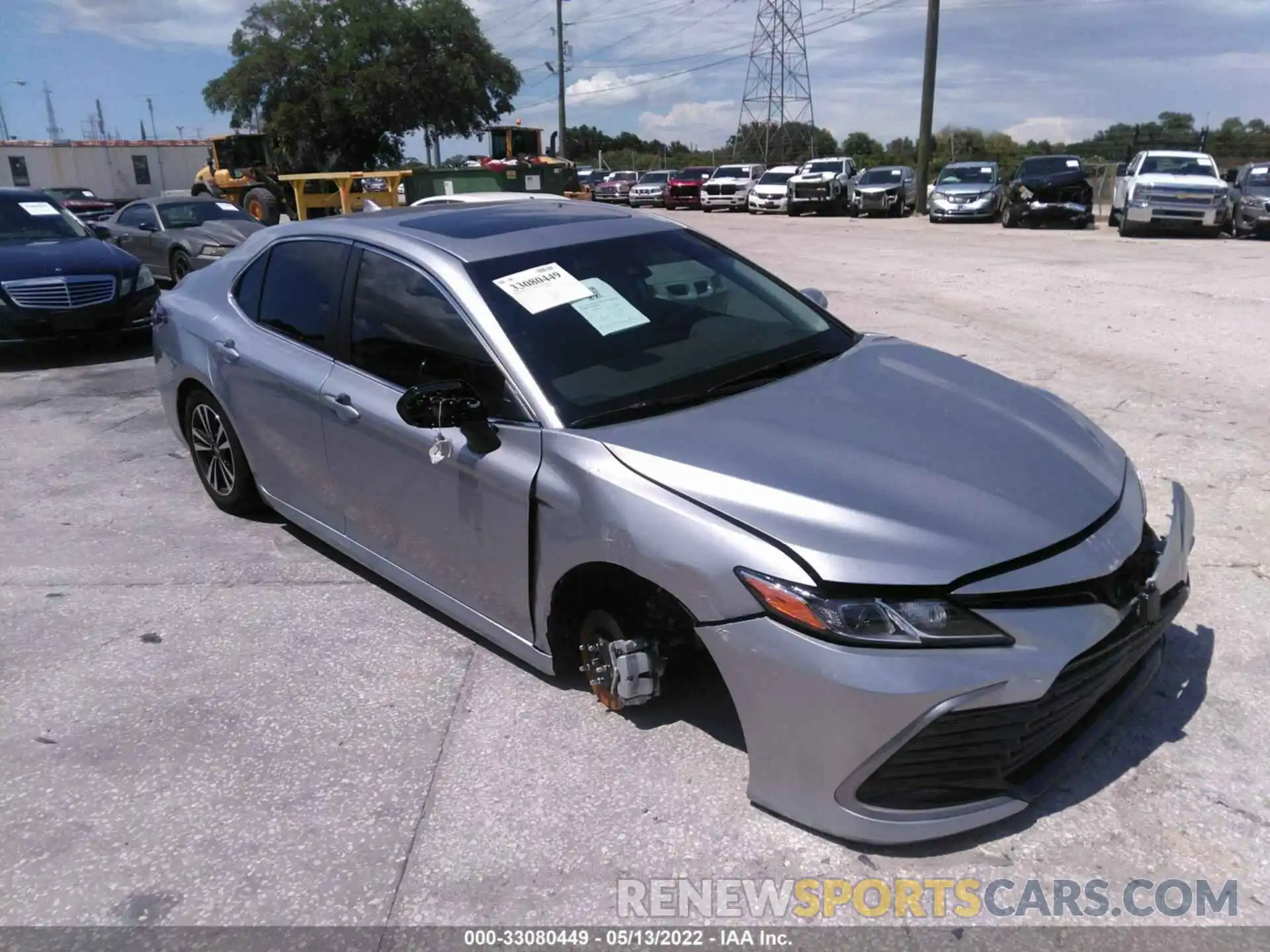 1 Photograph of a damaged car 4T1H31AK8NU579816 TOYOTA CAMRY 2022