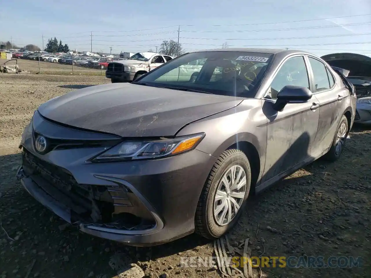 2 Photograph of a damaged car 4T1H31AKXNU578036 TOYOTA CAMRY 2022