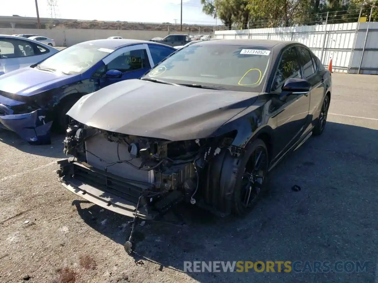 2 Photograph of a damaged car 4T1K31AK5NU577821 TOYOTA CAMRY 2022