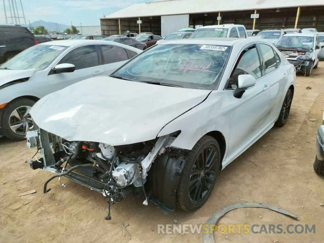 2 Photograph of a damaged car 4T1K31AK8NU034463 TOYOTA CAMRY 2022