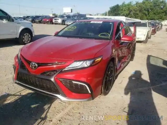 2 Photograph of a damaged car 4T1K61AK0NU013744 TOYOTA CAMRY 2022