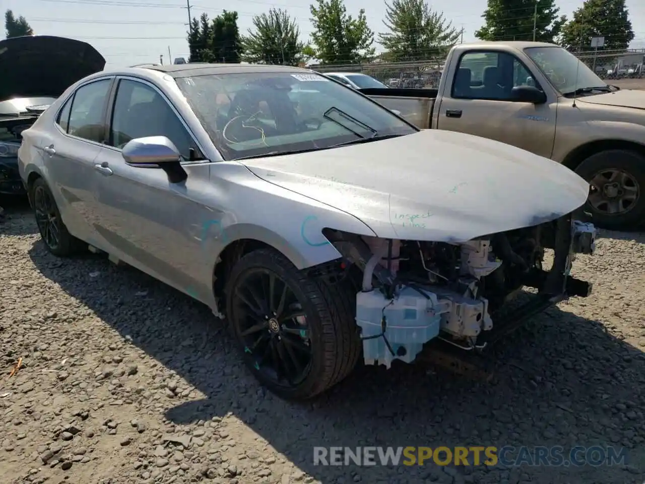 1 Photograph of a damaged car 4T1K61AK0NU025263 TOYOTA CAMRY 2022