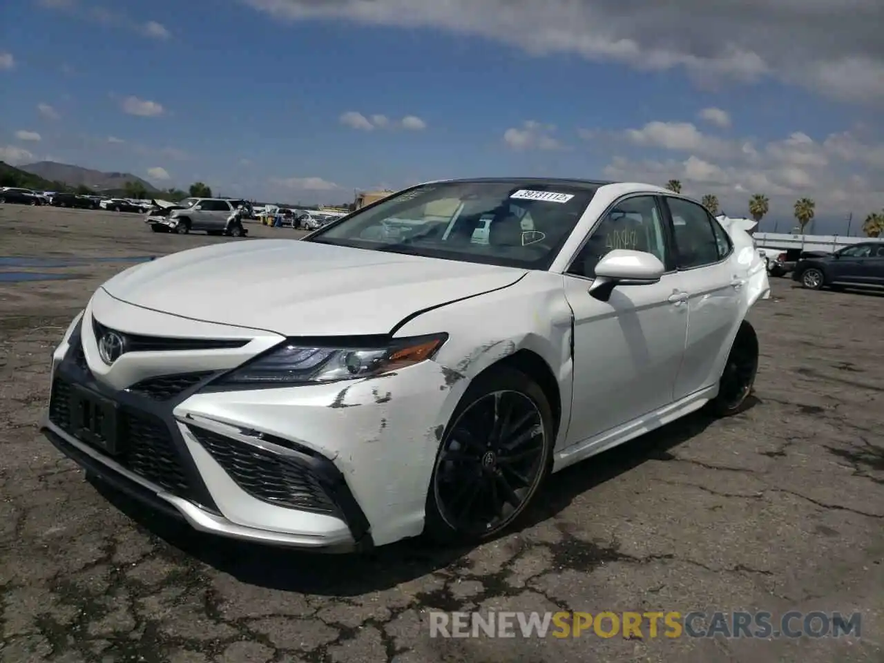 2 Photograph of a damaged car 4T1K61AK1NU011565 TOYOTA CAMRY 2022