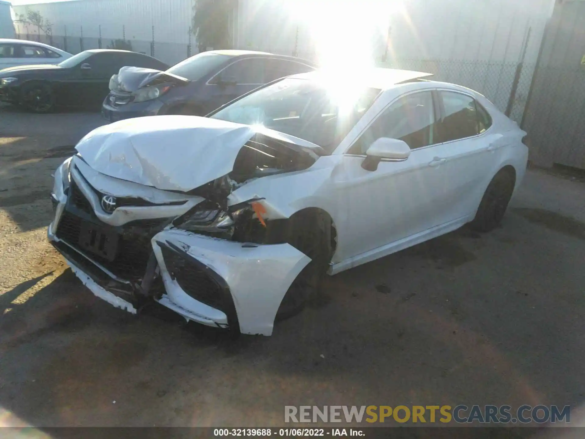 2 Photograph of a damaged car 4T1K61AK1NU012134 TOYOTA CAMRY 2022