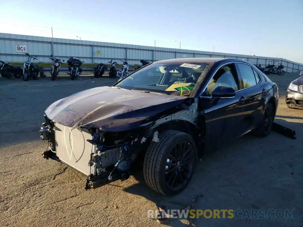 2 Photograph of a damaged car 4T1K61AK1NU012585 TOYOTA CAMRY 2022