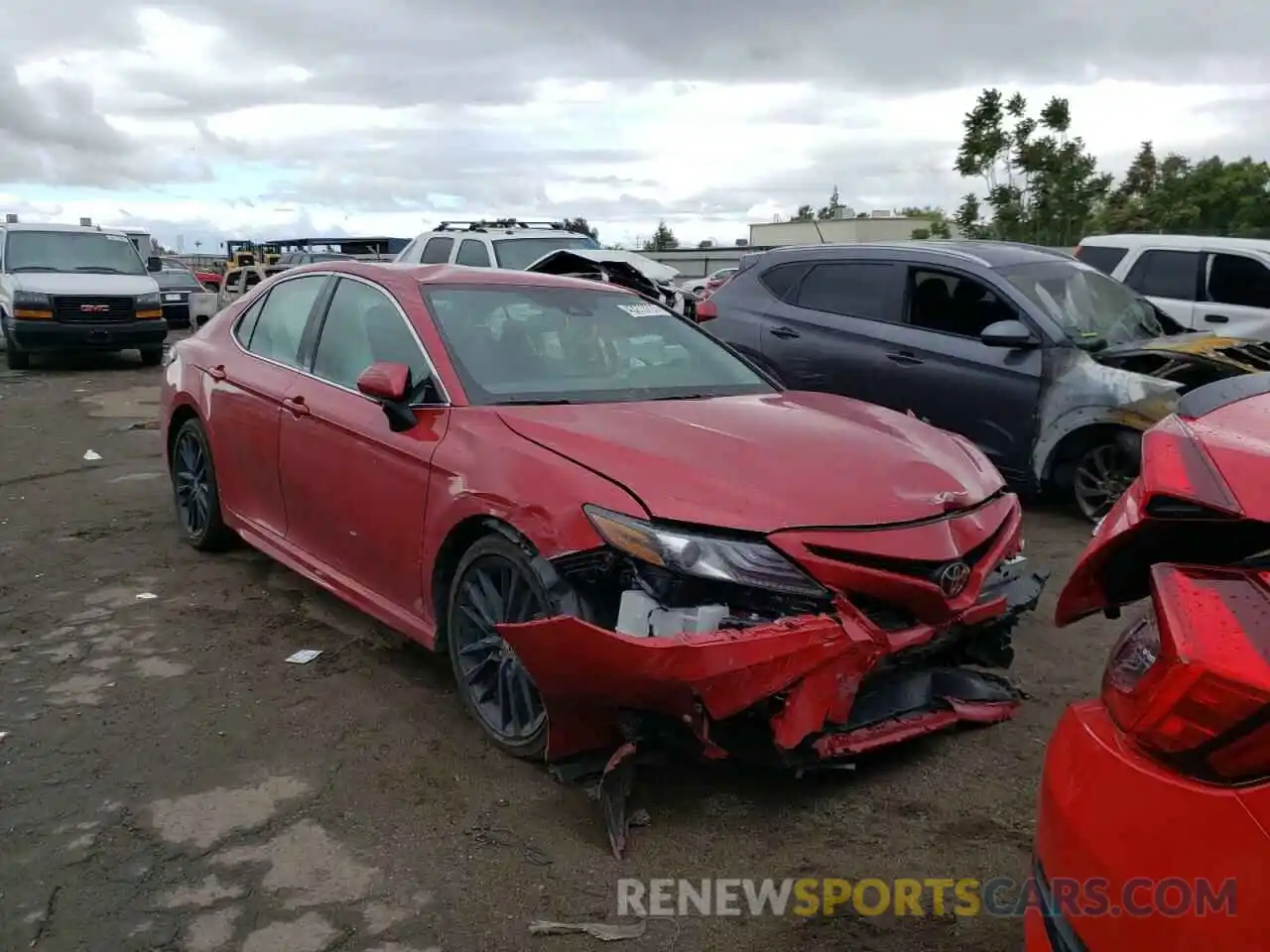 1 Photograph of a damaged car 4T1K61AK2NU004219 TOYOTA CAMRY 2022