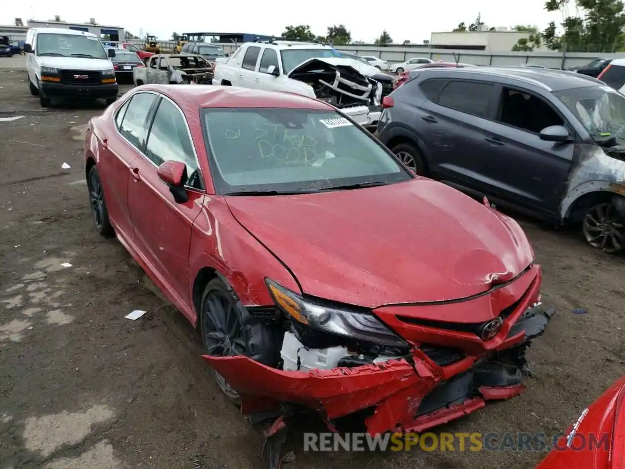 9 Photograph of a damaged car 4T1K61AK2NU004219 TOYOTA CAMRY 2022