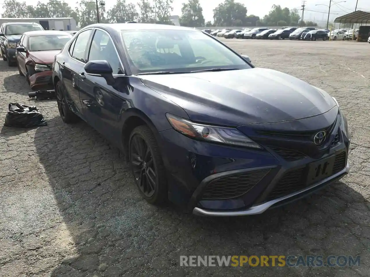 1 Photograph of a damaged car 4T1K61AK2NU008657 TOYOTA CAMRY 2022