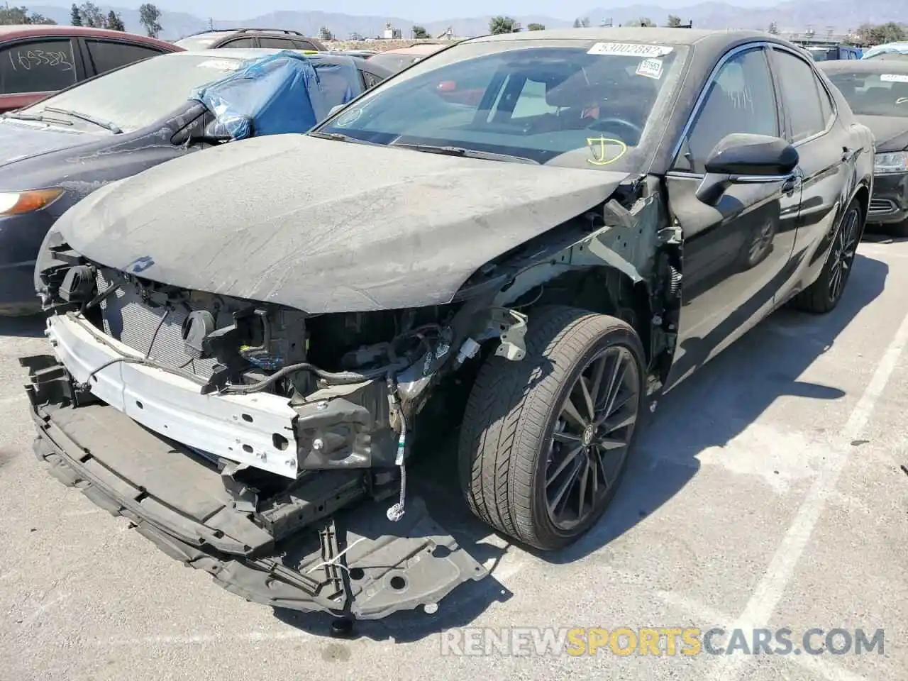 2 Photograph of a damaged car 4T1K61AK2NU022574 TOYOTA CAMRY 2022