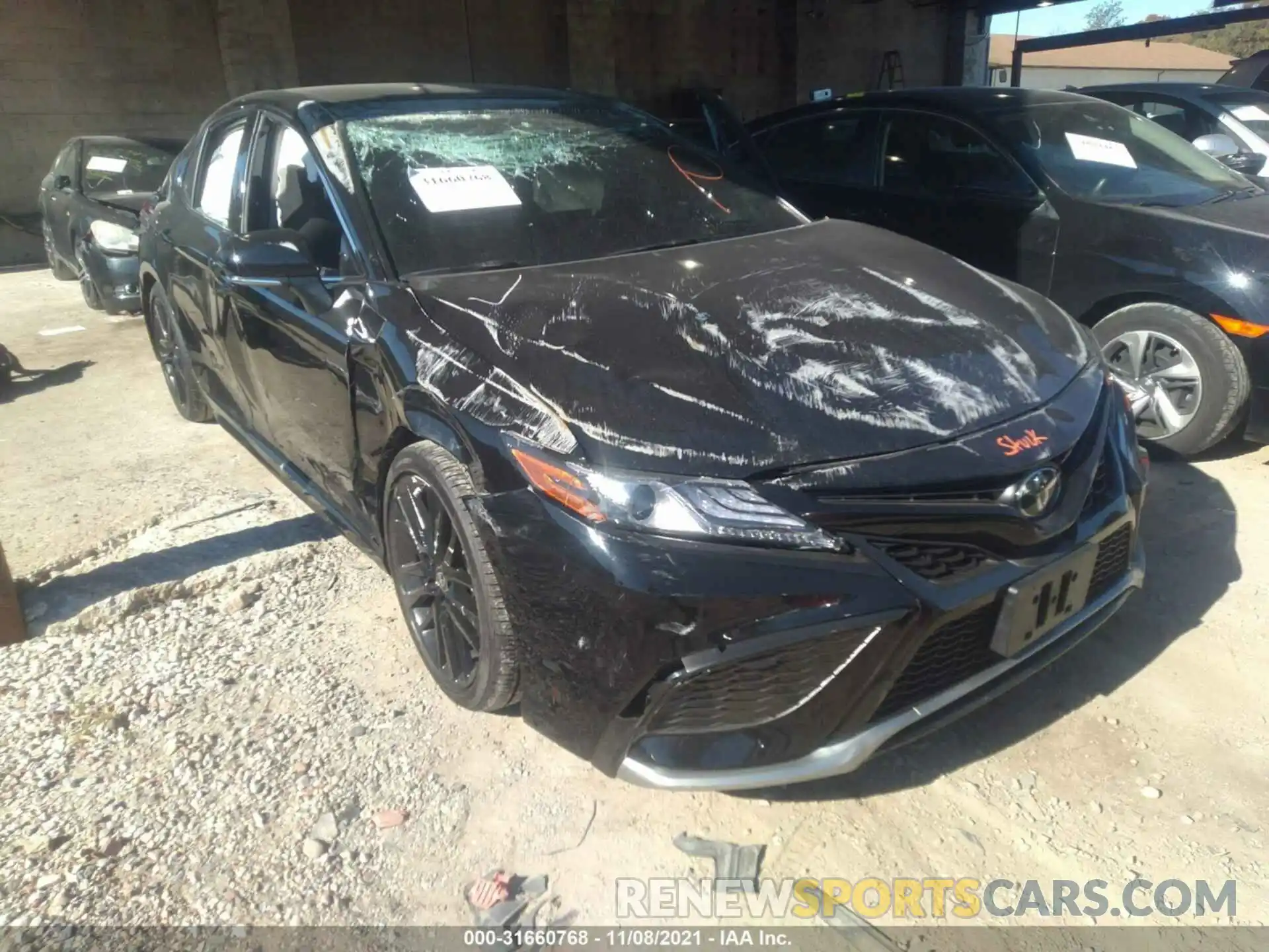 1 Photograph of a damaged car 4T1K61AK2NU498436 TOYOTA CAMRY 2022