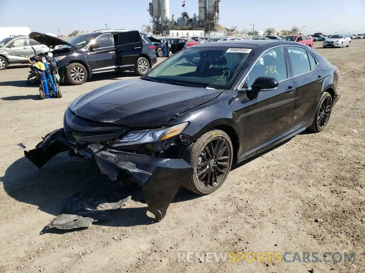 2 Photograph of a damaged car 4T1K61AK3NU015729 TOYOTA CAMRY 2022