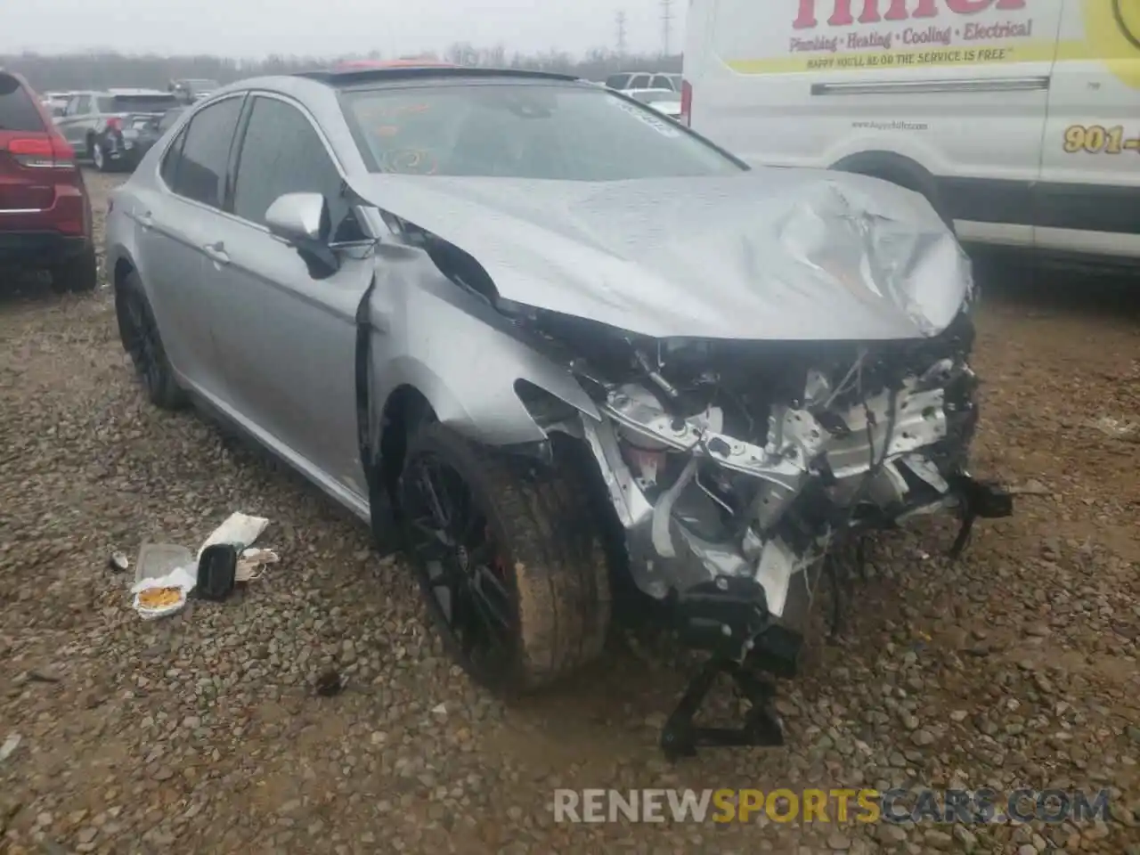 1 Photograph of a damaged car 4T1K61AK3NU619667 TOYOTA CAMRY 2022