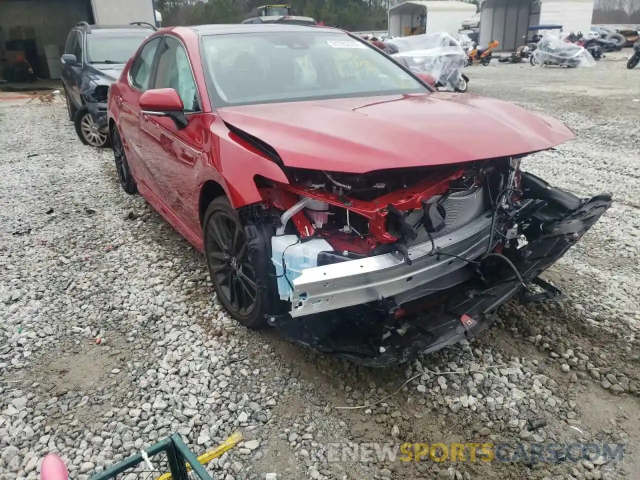 1 Photograph of a damaged car 4T1K61AK4NU001886 TOYOTA CAMRY 2022