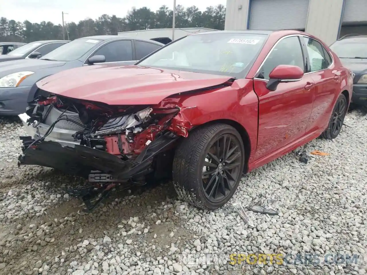 2 Photograph of a damaged car 4T1K61AK4NU001886 TOYOTA CAMRY 2022