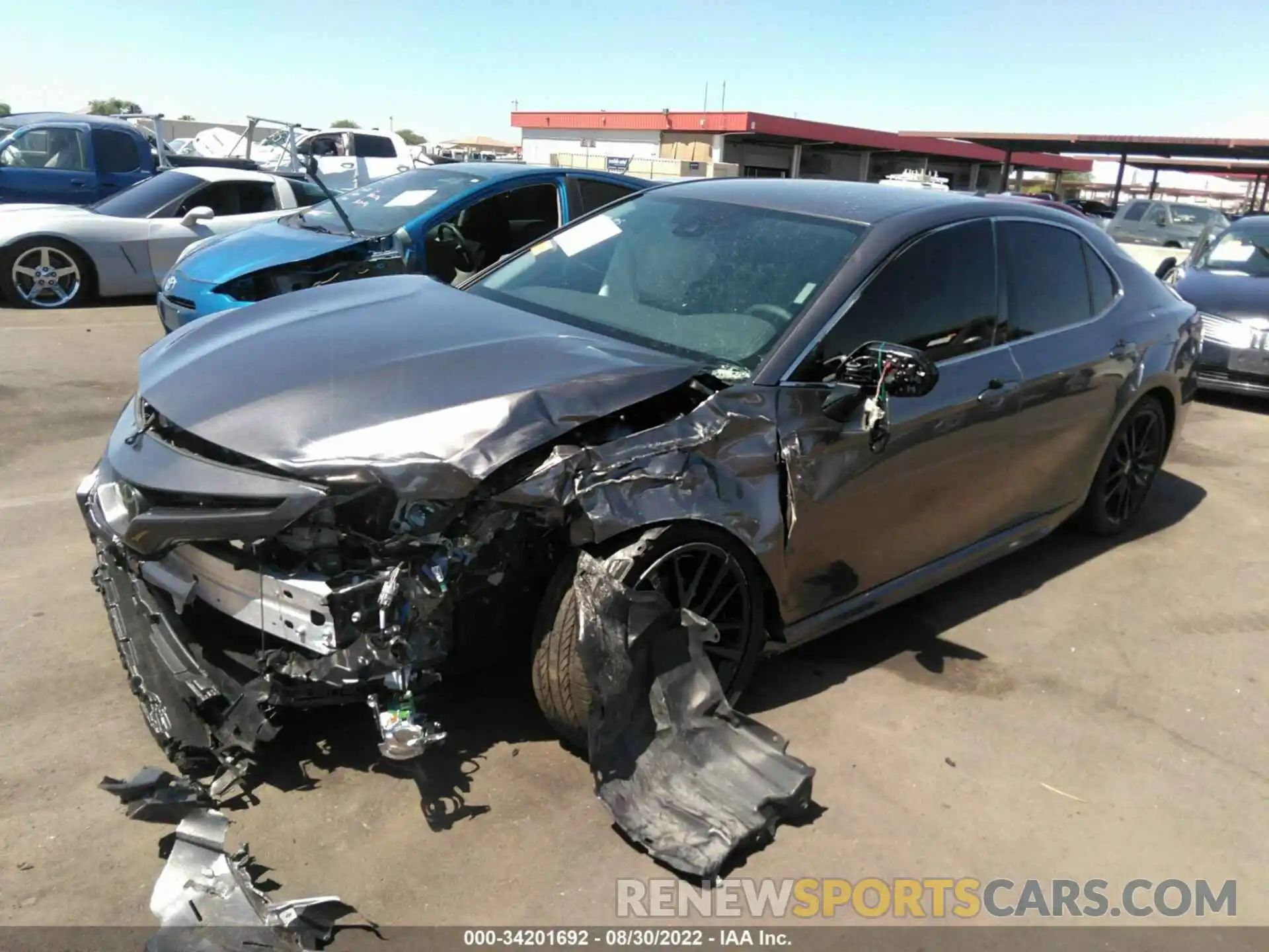 2 Photograph of a damaged car 4T1K61AK4NU046441 TOYOTA CAMRY 2022