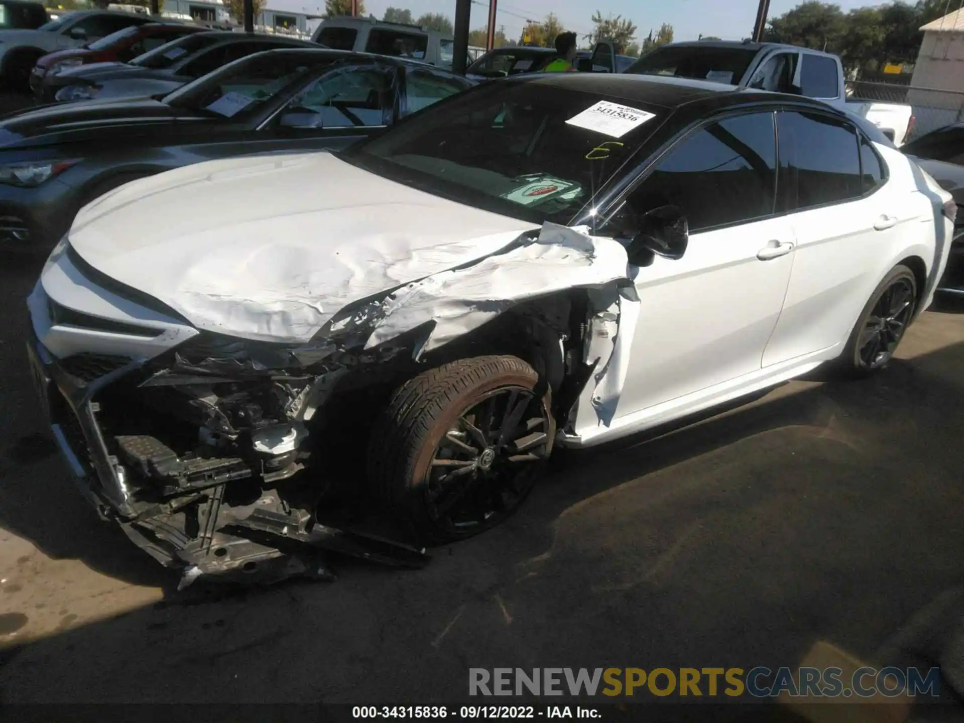 2 Photograph of a damaged car 4T1K61AK5NU064527 TOYOTA CAMRY 2022