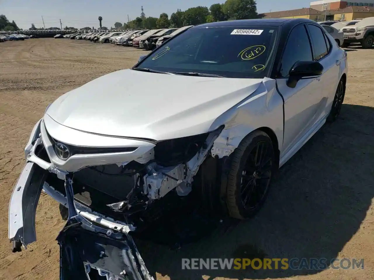 2 Photograph of a damaged car 4T1K61AK6NU019449 TOYOTA CAMRY 2022