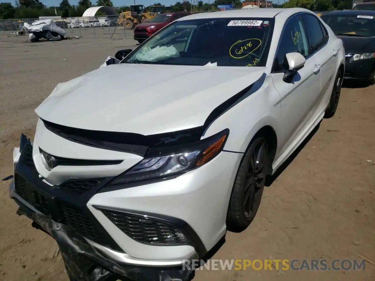 2 Photograph of a damaged car 4T1K61AK6NU024280 TOYOTA CAMRY 2022