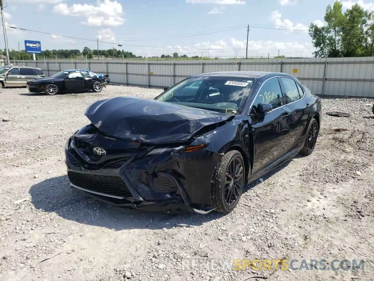 2 Photograph of a damaged car 4T1K61AK6NU699384 TOYOTA CAMRY 2022