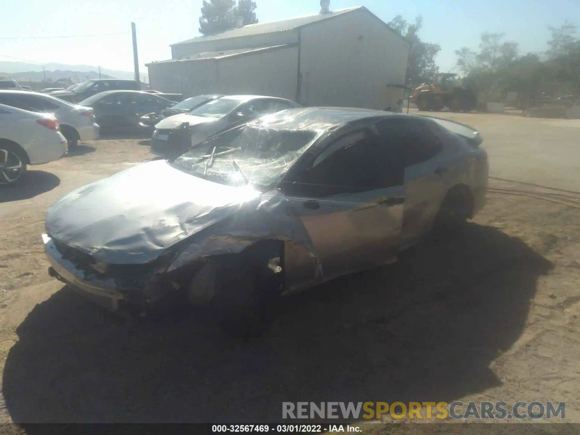 2 Photograph of a damaged car 4T1K61AK7NU013692 TOYOTA CAMRY 2022