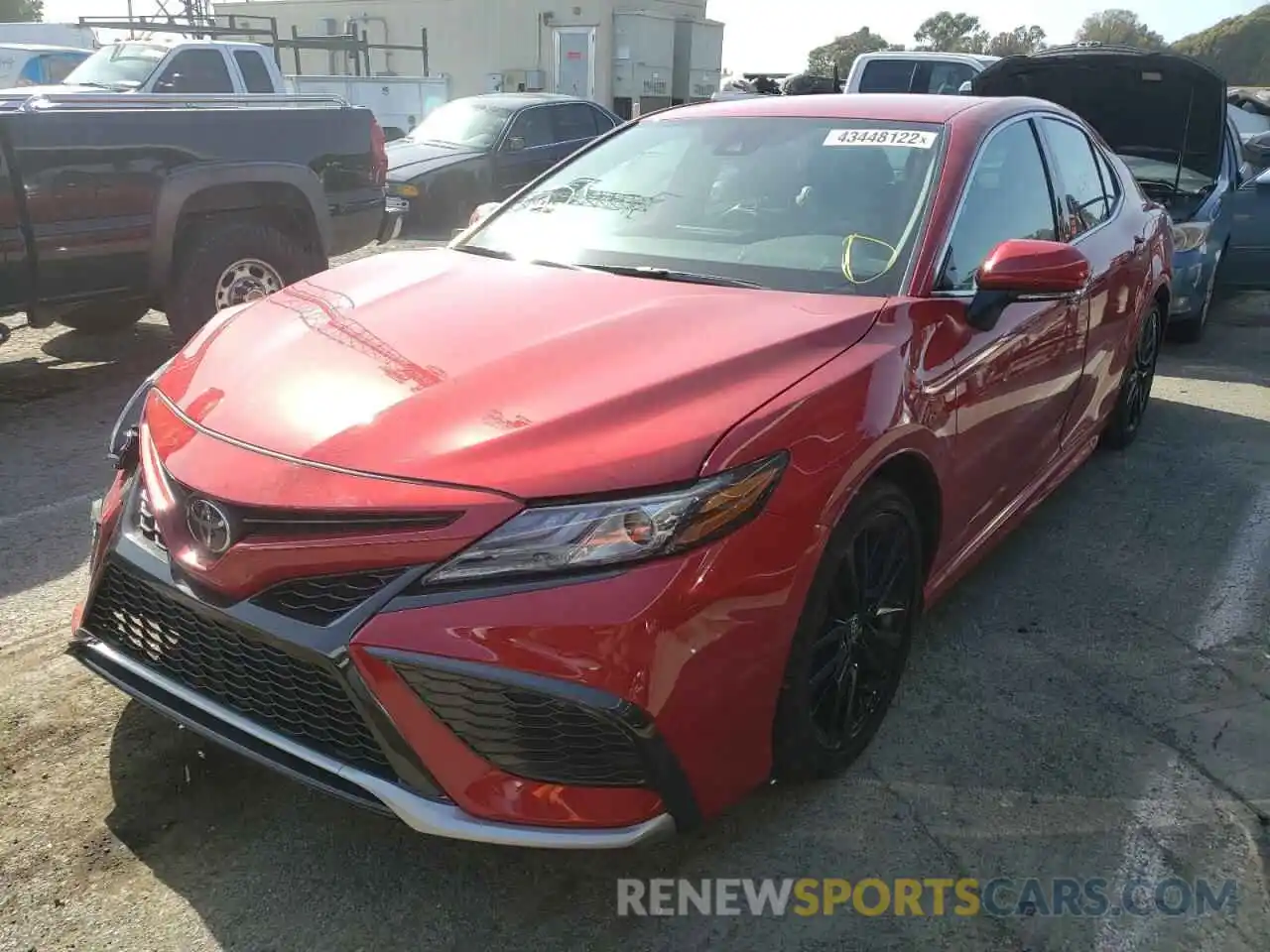 2 Photograph of a damaged car 4T1K61AK9NU002919 TOYOTA CAMRY 2022