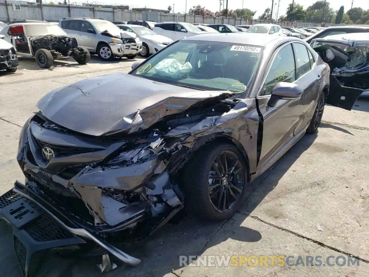 2 Photograph of a damaged car 4T1K61AK9NU014584 TOYOTA CAMRY 2022