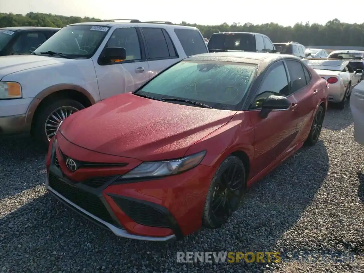 2 Photograph of a damaged car 4T1K61AKXNU013363 TOYOTA CAMRY 2022