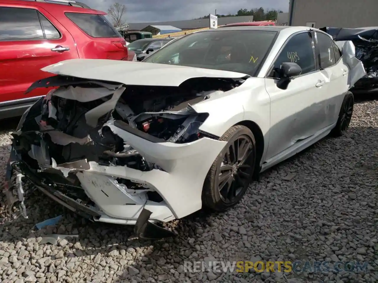 2 Photograph of a damaged car 4T1K61AKXNU024721 TOYOTA CAMRY 2022