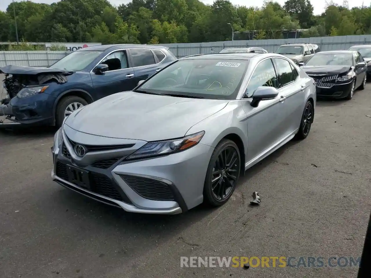 2 Photograph of a damaged car 4T1K61BK6NU048058 TOYOTA CAMRY 2022