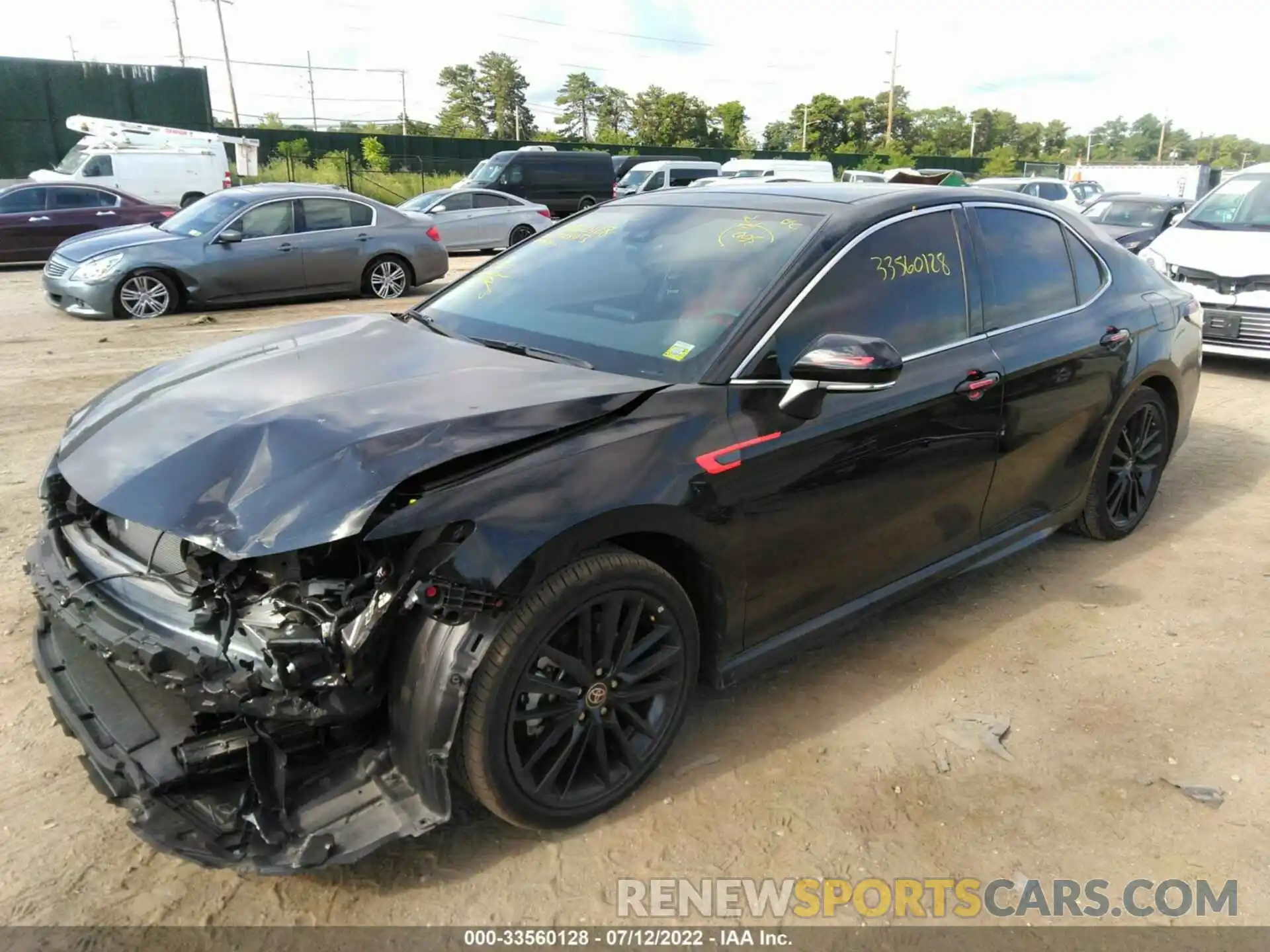 2 Photograph of a damaged car 4T1K61BK7NU063071 TOYOTA CAMRY 2022