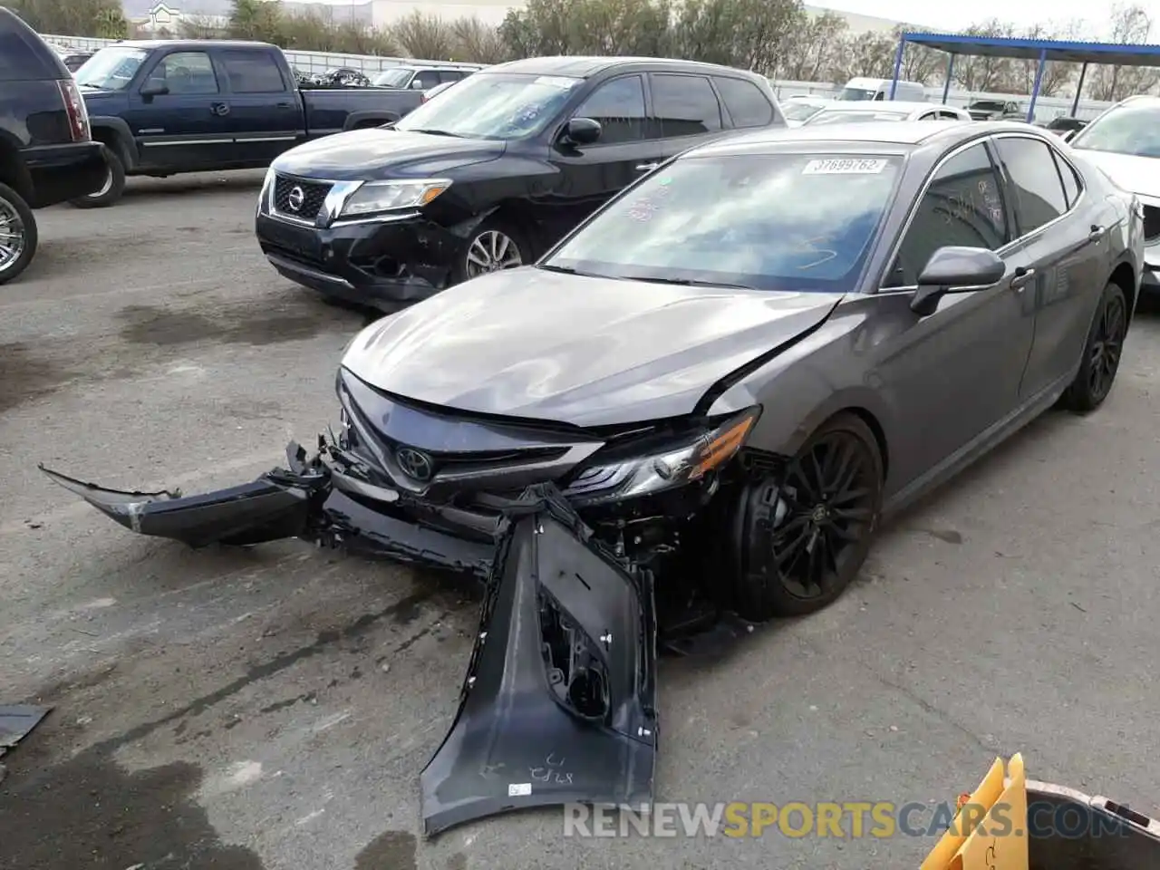 2 Photograph of a damaged car 4T1K61BK9NU052640 TOYOTA CAMRY 2022