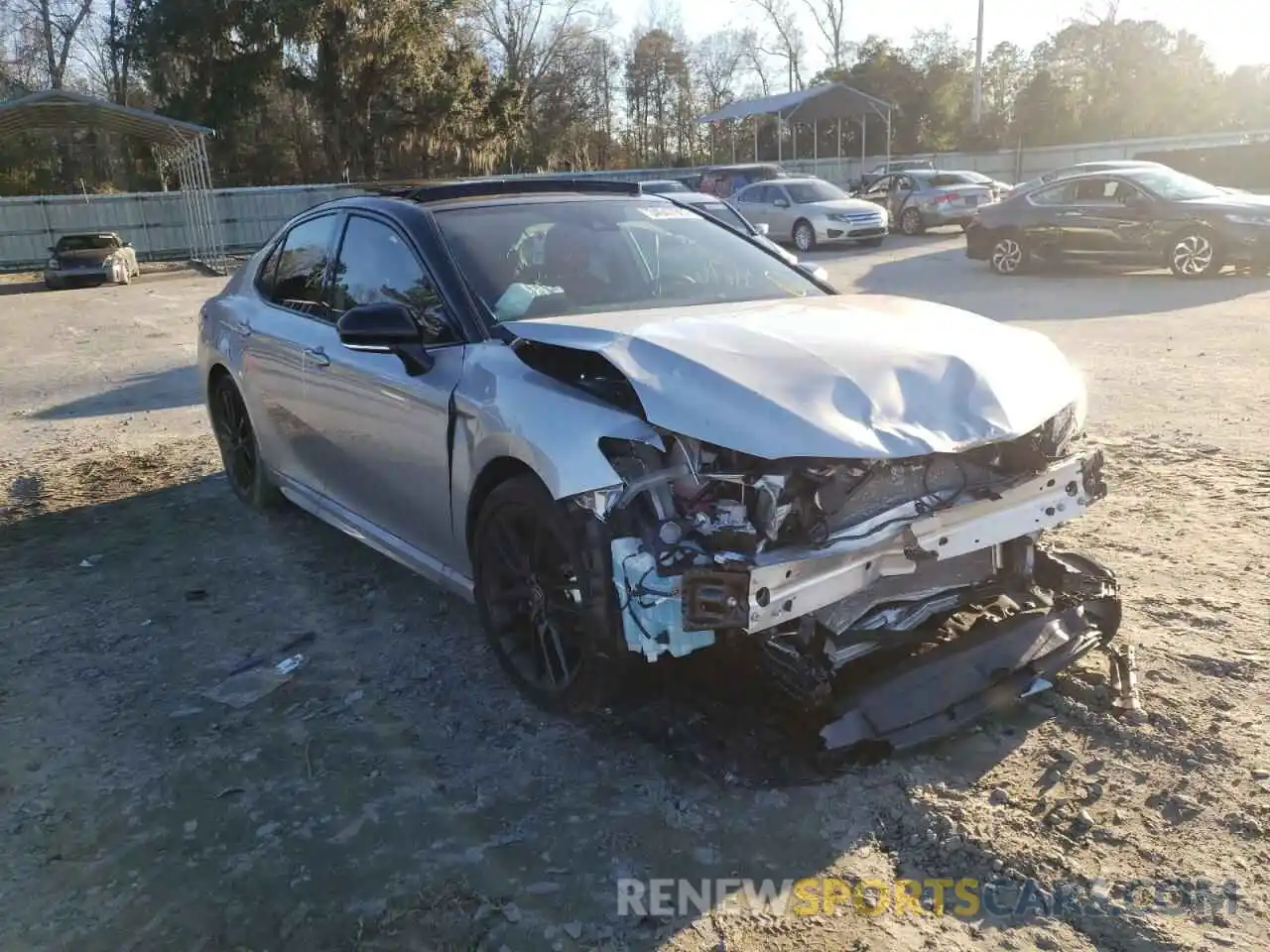 1 Photograph of a damaged car 4T1KZ1AK0NU063907 TOYOTA CAMRY 2022