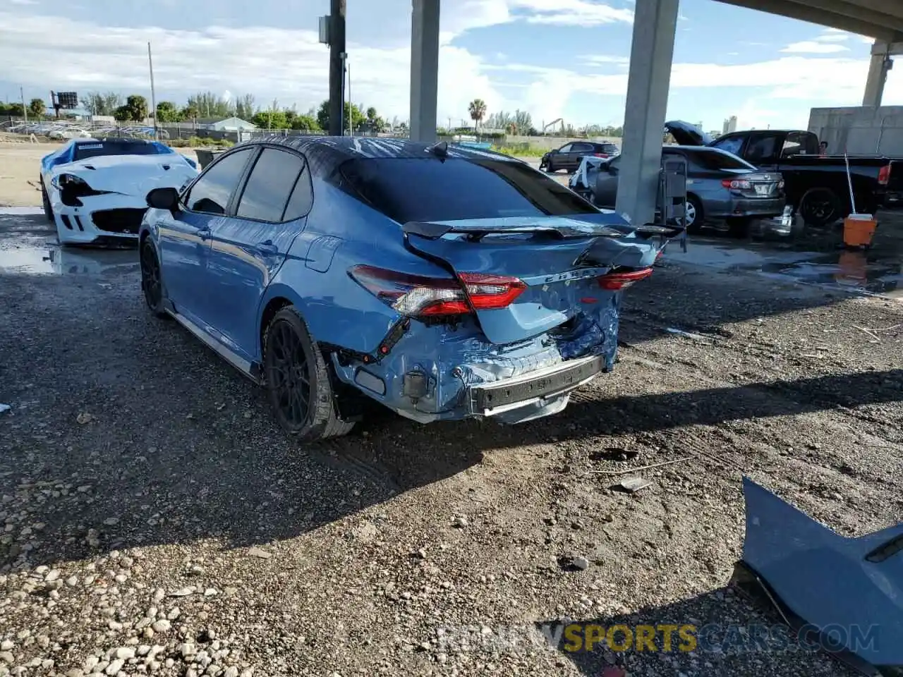 3 Photograph of a damaged car 4T1KZ1AK1NU070686 TOYOTA CAMRY 2022