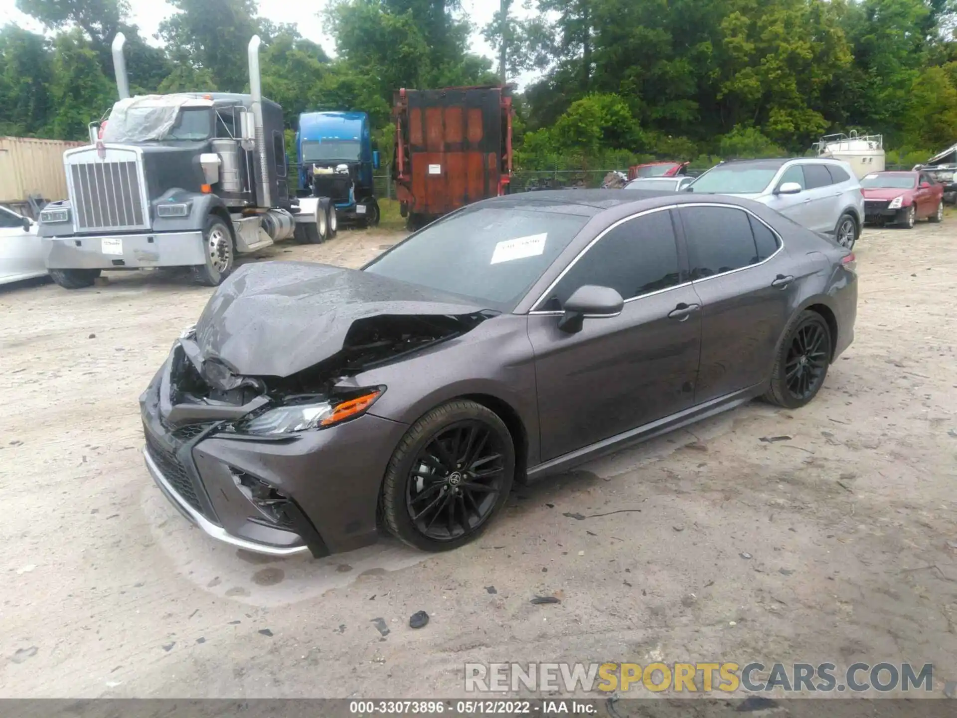 2 Photograph of a damaged car 4T1KZ1AK4NU063179 TOYOTA CAMRY 2022