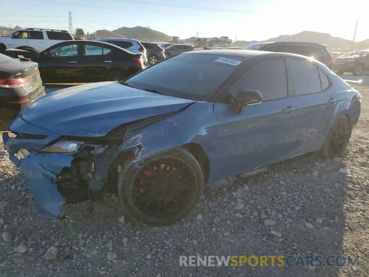 1 Photograph of a damaged car 4T1KZ1AK6NU068027 TOYOTA CAMRY 2022