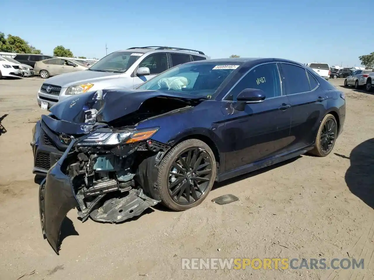 2 Photograph of a damaged car 4T1KZ1AK9NU063128 TOYOTA CAMRY 2022