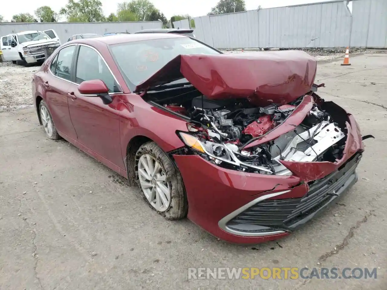 1 Photograph of a damaged car 4T1R11AK1NU037192 TOYOTA CAMRY 2022