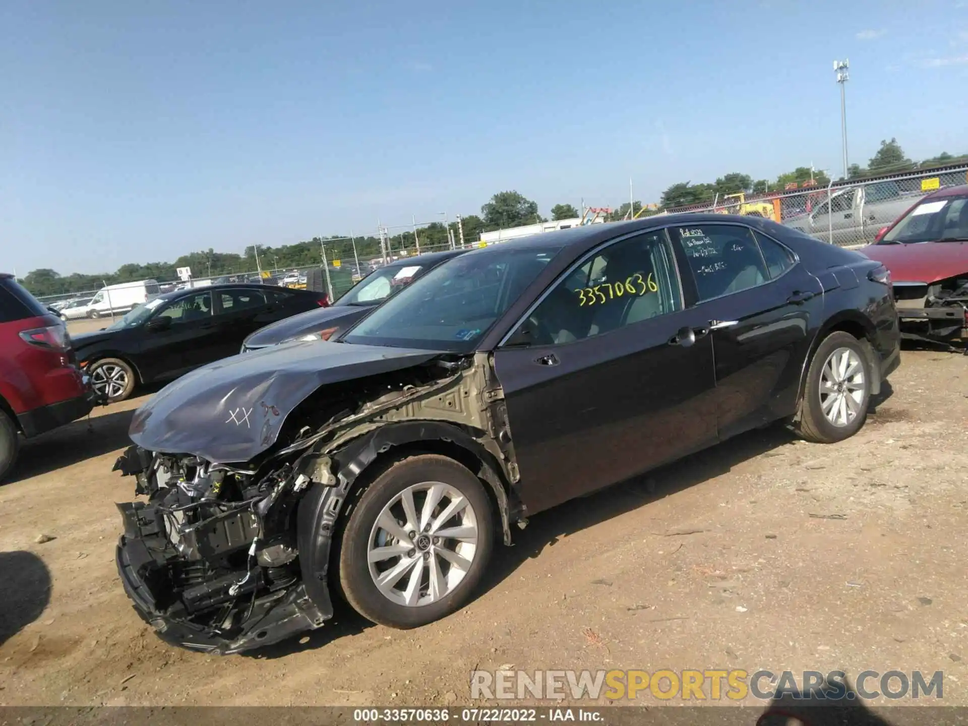 2 Photograph of a damaged car 4T1R11AK1NU628820 TOYOTA CAMRY 2022