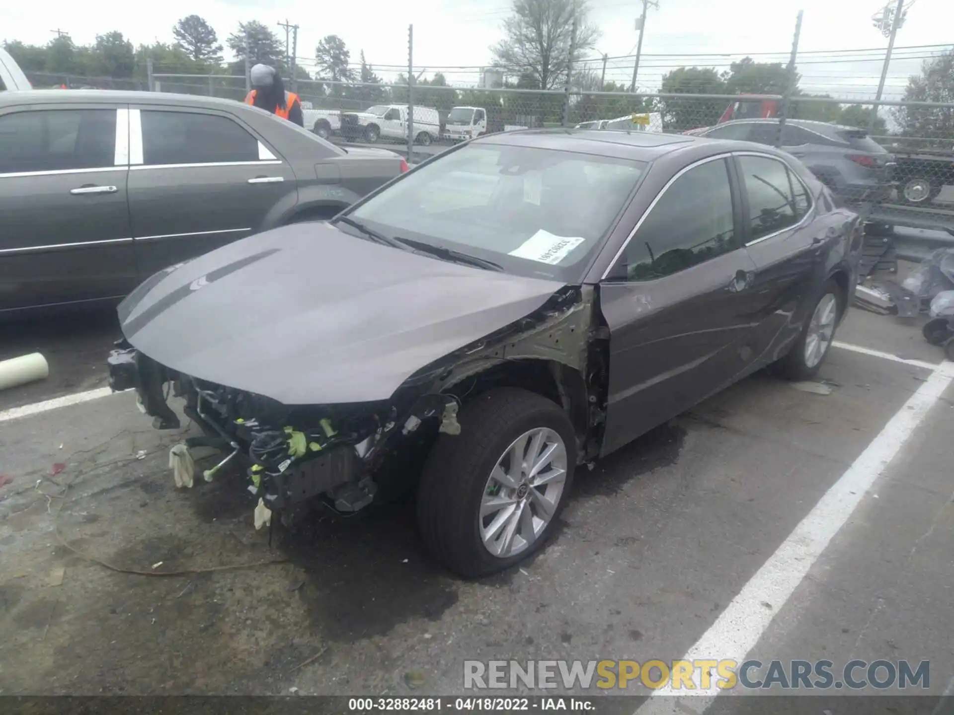 2 Photograph of a damaged car 4T1R11AK4NU657566 TOYOTA CAMRY 2022