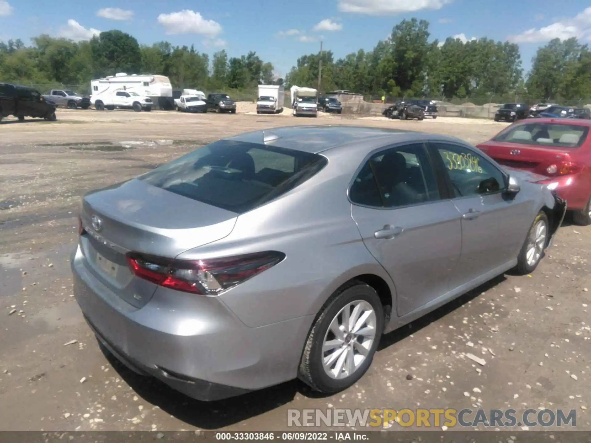 4 Фотография поврежденного автомобиля 4T1R11AK4NU671919 TOYOTA CAMRY 2022