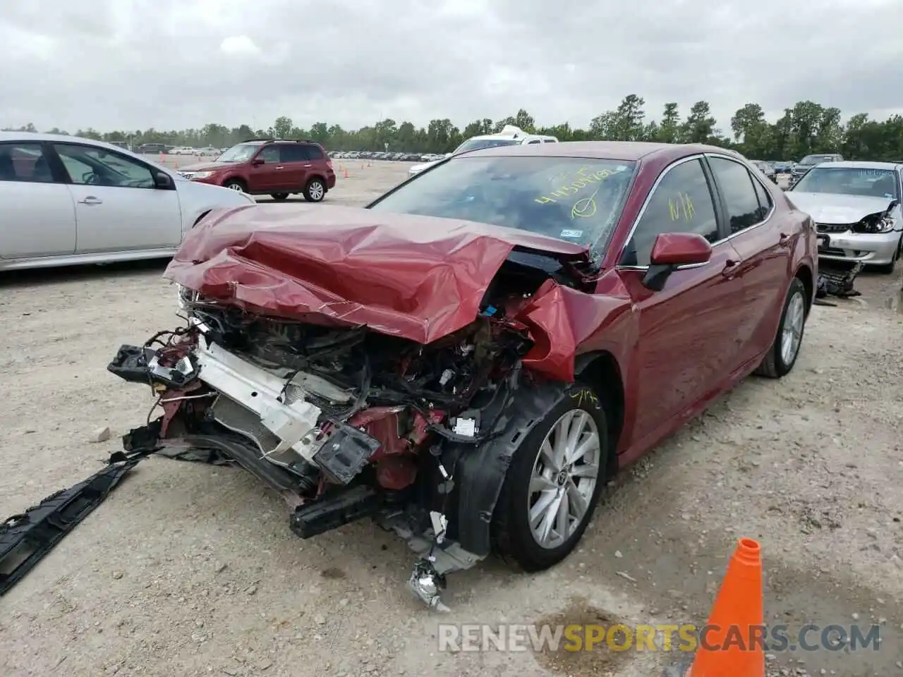 2 Photograph of a damaged car 4T1R11AK7NU626005 TOYOTA CAMRY 2022