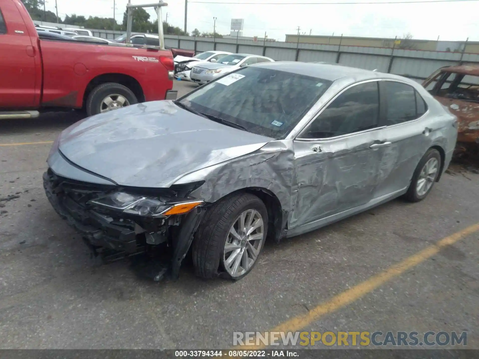 2 Photograph of a damaged car 4T1R11AK8NU048562 TOYOTA CAMRY 2022