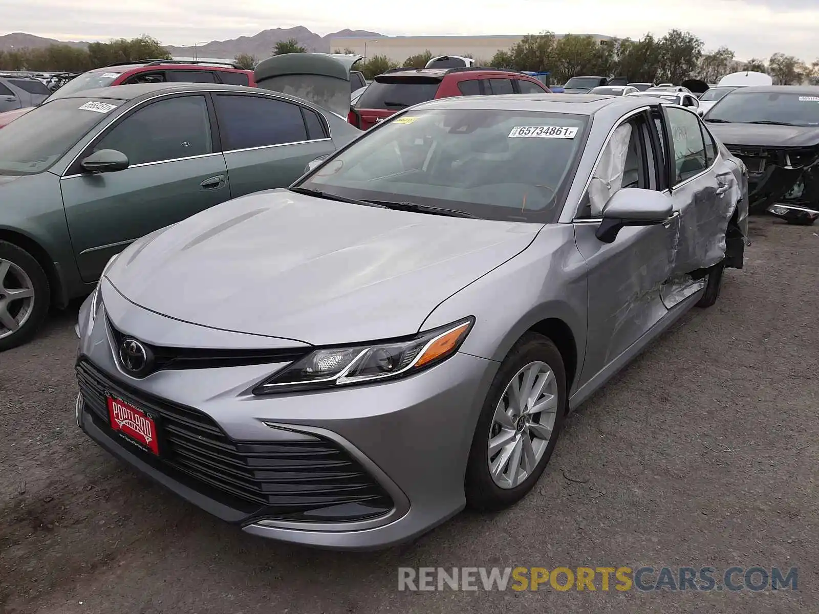 2 Photograph of a damaged car 4T1R11BK0NU048022 TOYOTA CAMRY 2022