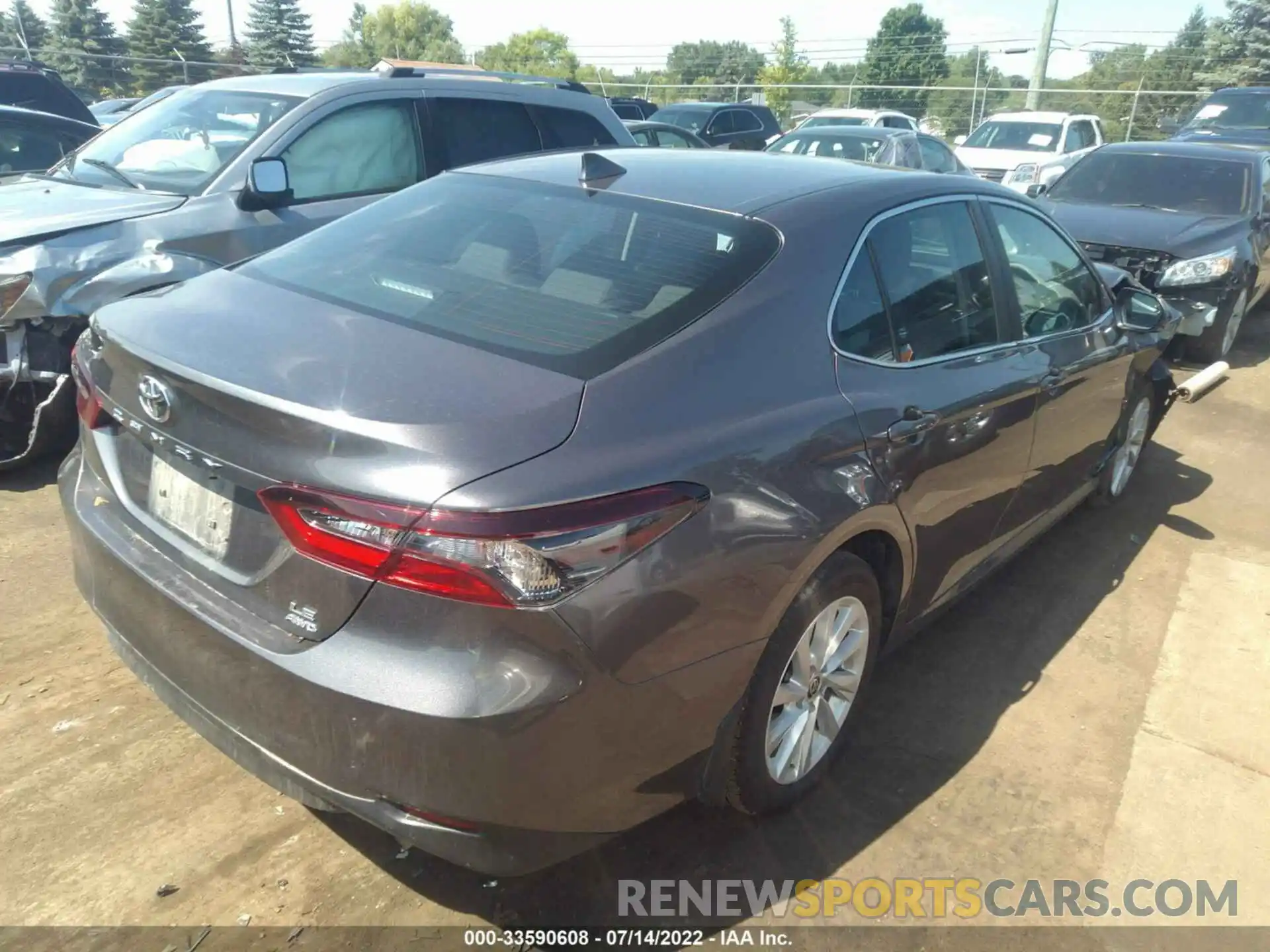 4 Photograph of a damaged car 4T1R11BK1NU056629 TOYOTA CAMRY 2022