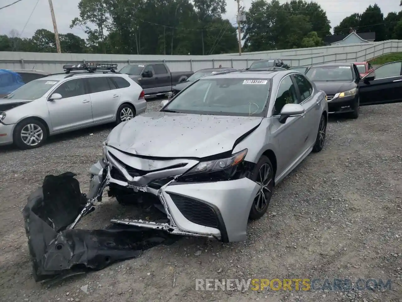 2 Photograph of a damaged car 4T1S11AK0NU682188 TOYOTA CAMRY 2022