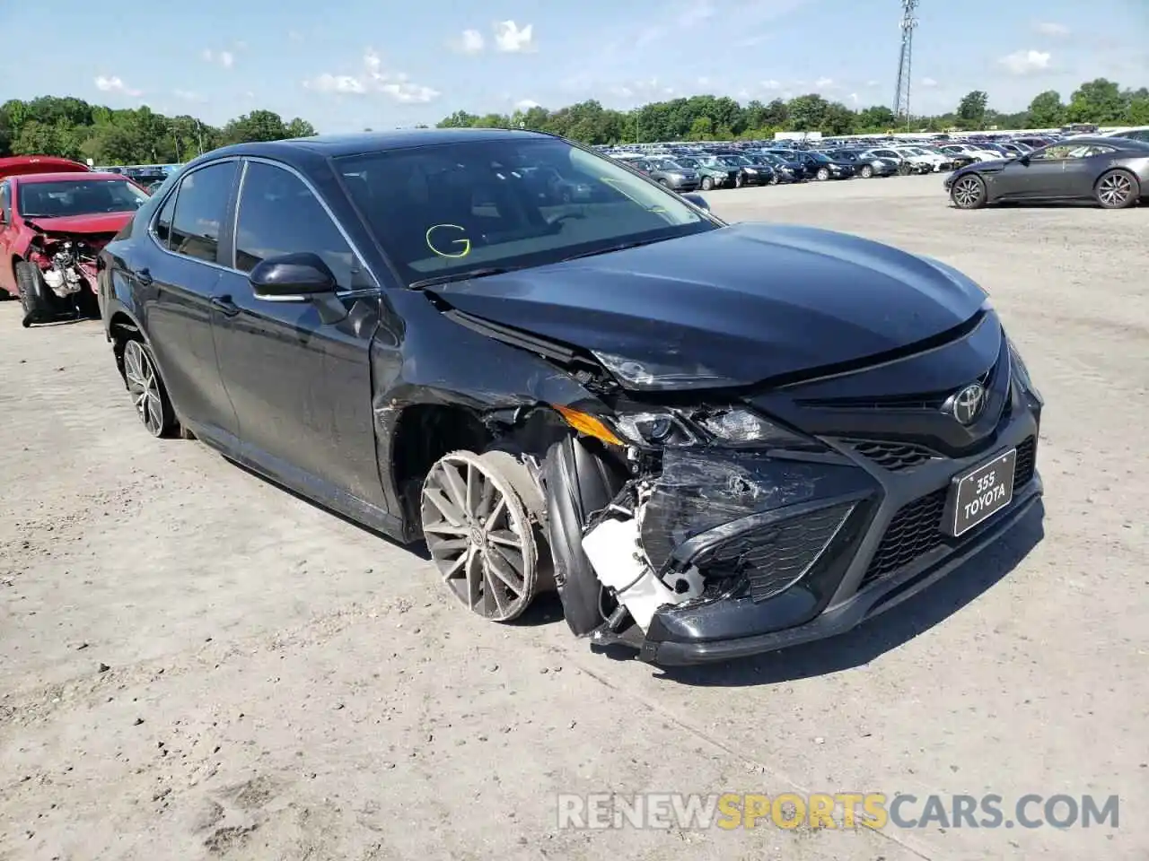 1 Photograph of a damaged car 4T1S11AK2NU052723 TOYOTA CAMRY 2022