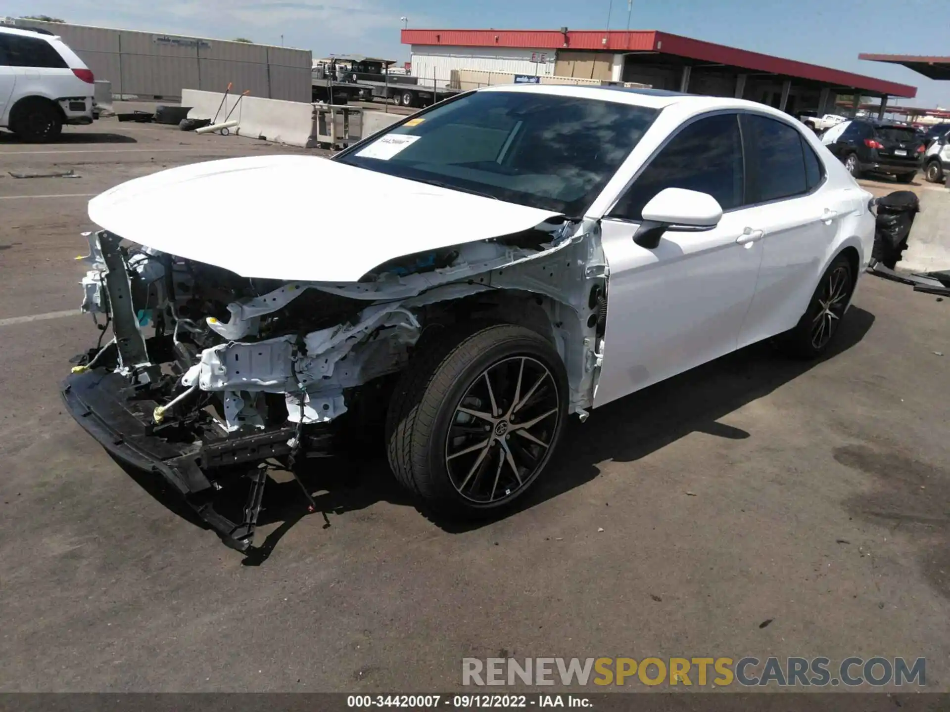 2 Photograph of a damaged car 4T1S11AK2NU055167 TOYOTA CAMRY 2022