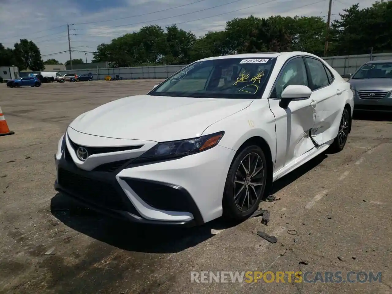 2 Photograph of a damaged car 4T1S11AK4NU051170 TOYOTA CAMRY 2022